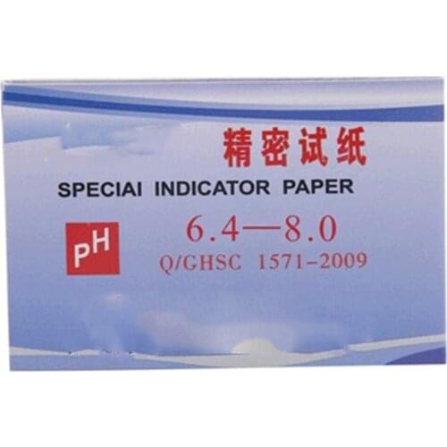 400 Strips,6.4-8.0,PH Indicator Test Paper,Chemistry Labware,5Packs/Lot