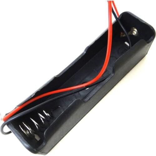 6/100pcs 18650 plastic battery box mounted 3.7V /DIY toy accessories/technology model parts