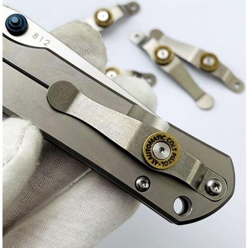 812 Back Clip Titanium Alloy Back Clip 901 Accessories Knife Clip 902 Back Clip Accessories