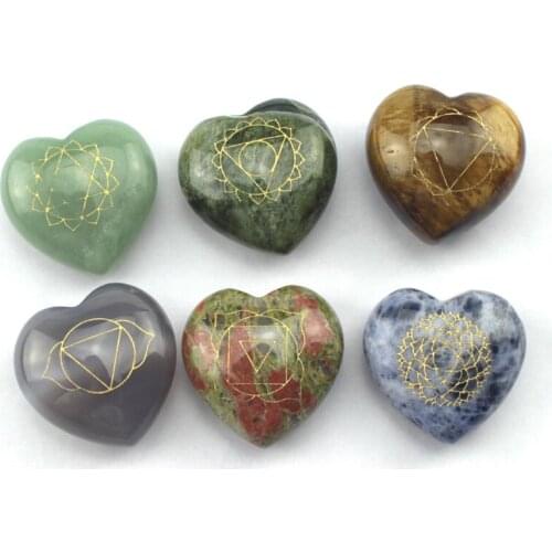 Heart natural stone beads: tiger eye sodalite opal unakite howlite beads for jewelry making 1 PCS wholesale