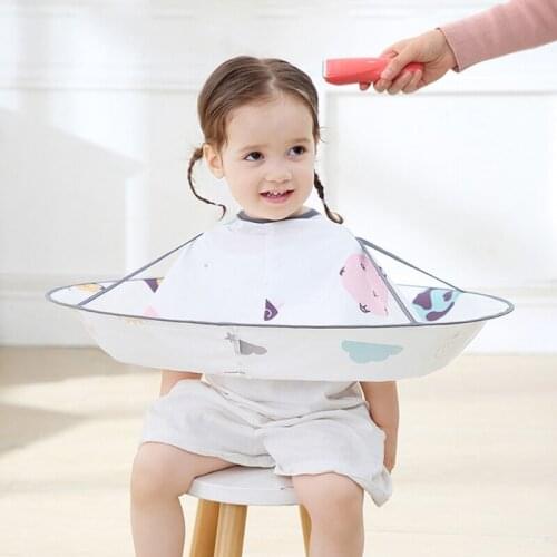 Kids Children Hair Cutting Cape Haircut Gown Cloth Hairdresser Apron Cloak Cloth