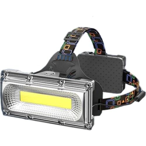 The head-mounted headlight glare bright led rechargeable flashlight for maintenance of long floodlight headlights