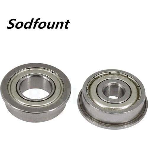 1PC CNC Flange bearing with flange F6000 6001 6002 6003 6004 6005 6006 RS ZZ