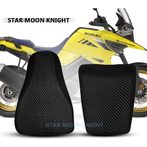 Motorcycle Anti-Slip 3D Mesh Fabric Seat Cover Breathable Waterproof Cushion For Suzuki V-Strom VStrom DL1050 DL1050XT DL 1050