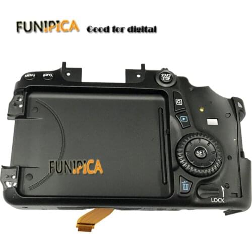 NEW Original For Canon 70D Back Cover Rear Shell With Set Key and Flex SLR Camera Repair Part