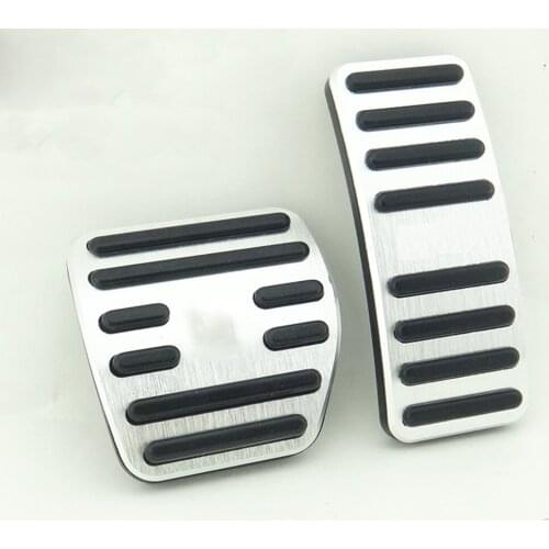 Foot Fuel Cover Aluminum Car Accelerator Pedal Brake For Smart Fortwo 453 451 Forfour 2015 2016 2017 2018 2019 2020