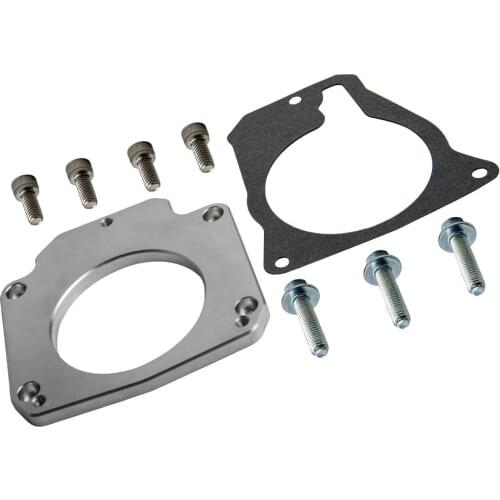 Front Throttle Body Adapter 4 Bolt Intake to 3 Bolt TB Manifold for LS Engine