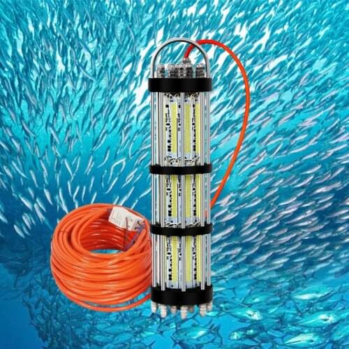 2800W AC 200-240V 30M Cable Underwater Fish Night Fishing Light Attracting Fish LED Night Luring Lamps For Boats Dock Fishing