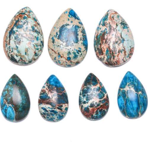 Resin Loose Beads Drop-shaped Cabochon Bead Dome Flatback for Craft Rings Pendants For jewelry making, DIY ring accessories