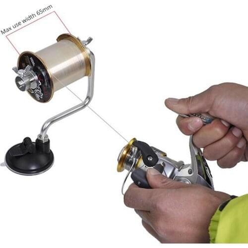 Durable Fishing Line Winder Reel Spool Aluminum Adjustable Spinning Spooler Winding System Tackle Carp Fishing Tools Accessories