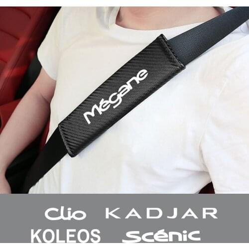 Car Seat Safety Belt Cover Body Protect Case Accessories For Renault Captur Clio Fluence Kadjar Koleos Laguna Megane Scenic Zoe