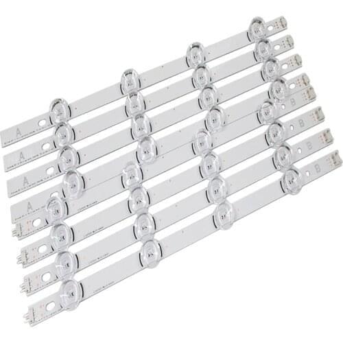 8PCS (4A+4B) LED Backlight strip For 390HVJ01 lnnotek drt 3.0 39" 39LB5700 39LB650V 39LB5800 39LB561F NC390DUN-VXBP2 V390