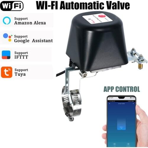 Smart Home Tuya WIFI BLE Valve Smart Water/Gas Valve Automation Control Work With Alexa Google Assistant Via Smart Life APP