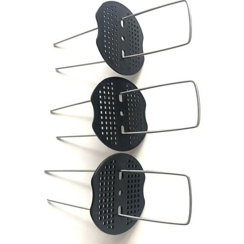 100pcs U-shaped Gardening Nails Silver Metal Nails for Greenhouses Ground Nail Film Fixed Pegs Gardening Fixing Tools Film Peg