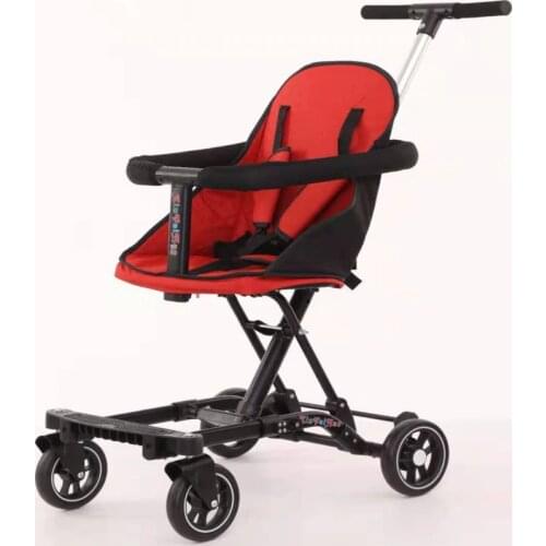 2020 Baby walker light four wheel baby stroller folding portable three wheel car for children