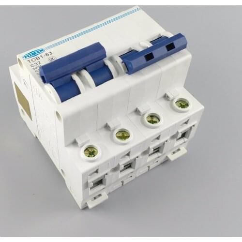 2P 32A MTS Dual power Manual transfer switch Circuit breaker MCB 50HZ/60HZ 400