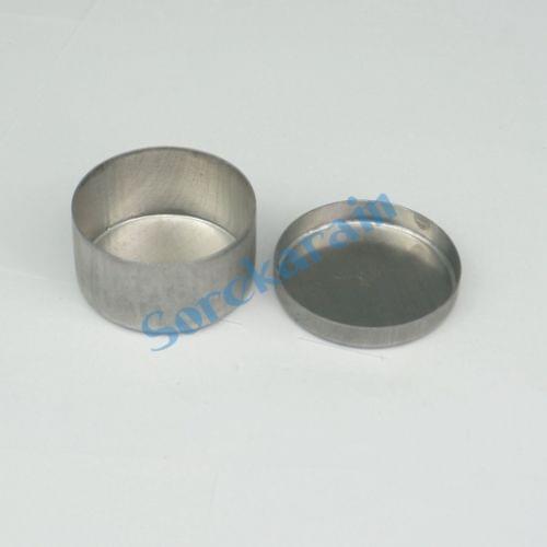 46x25mm Diam x Height Soil Weighing Moisture Measuring Aluminium Box Can For Lab