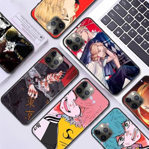 Anime Tokyo Revengers Cases For iPhone 11 12 Pro Max Case XR 7 8 X 6 6S Plus XS Soft Back Cover 5 5s SE 2020 Phone Bag Coque
