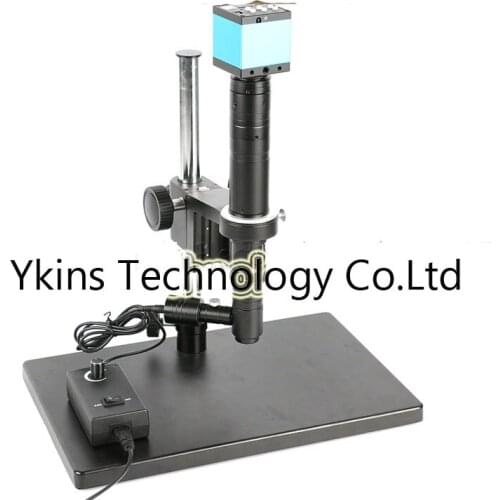 16MP 1080P USB HDMI Digital microscope camera+ 200X - 1000X Zoom Stereo Microscope Camera Coaxial Light Monocular C-mount Lens