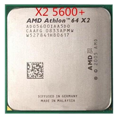 AMD Athlon 64 X2 5600+ 2.9 GHz Dual-Core CPU Processor ADO5600IAA5DO Socket AM2