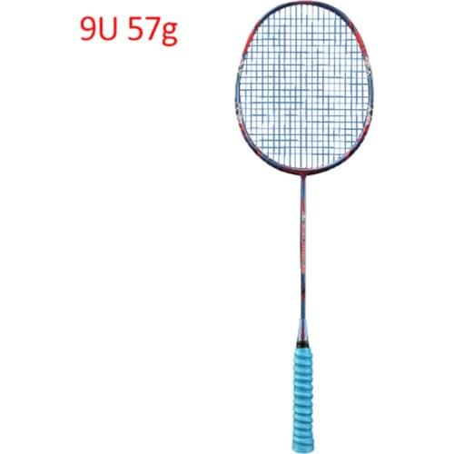 9U Carbon Professional Badminton Racket Ultralight 57G Speed Force Rqueta Padel 30-32 LBS Free Strings Original Bag
