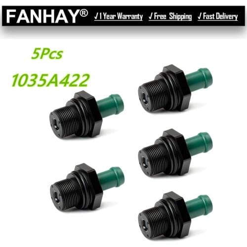 5PCS PCV Valve 1035A422 11810-6N201 For NISSAN For Mitsubishi Lancer Outlander Pajero Auto Part 11810-6N202 118106N202