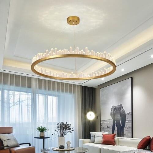 Nordic chandelier For Living Room Bedroom Study Room chandelier rings Modern Kitchen crystal chandelier lighting
