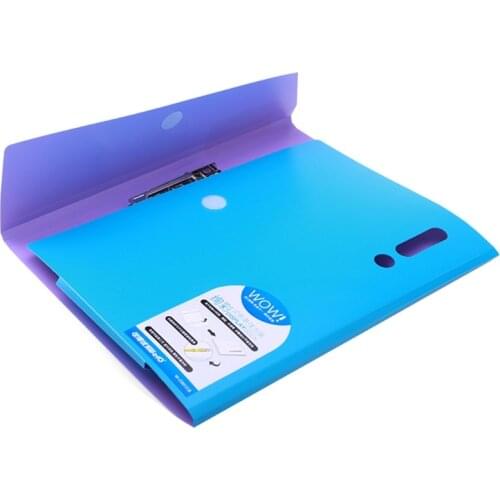 R9UA Multi-purpose A3 Foldable File Folder Vertical File Folder Fit for All A4/A3 Letter Size Paper 100 Sheets Large Capacity
