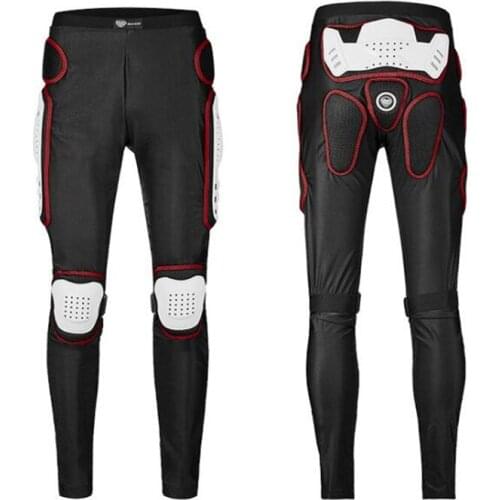 Motorcycle Armor Trousers Motocross Pants Long Armor Knee Crotch Hip Protection Motorbike Riding Racing Equipment Shorts