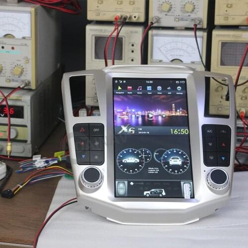 Vertical Screen Android Car Video Player Stereo For Lexus RX RX300 RX330 RX350 RX400H 2004-2008 Car Radio DVD GPS navigation