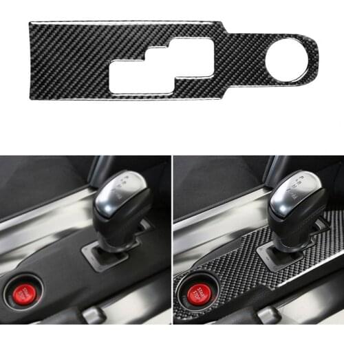 Console Panel Sticker Closed Perfect Fitting Carbon Fiber Dedicated Console Gear Panel Sticker for Nissan GTR R35 2008-2016