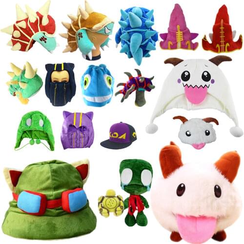 Wholesale Cute Game League of Legends PUAL LOL Limited Poro Hat Funny Hat Birthday Gift