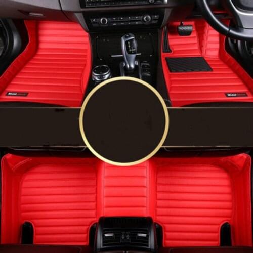 Full Cover Waterproof Leather Coil Carpets Special Car Floor Mats for Right Left Steering Volkswagen GOLF GTI Bettle Touraeg CC