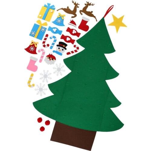 Christmas Decoration Childrens Handmade Diy Three-dimensional Felt Cloth Christmas Tree Christmas Tree Hanging