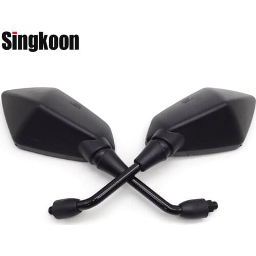 Universal 10mm motorcycle mirror Accessories Black Side Rearview Mirrors FOR suzuki burgman 400 cbr650f aprilia sr 50 600 bandit