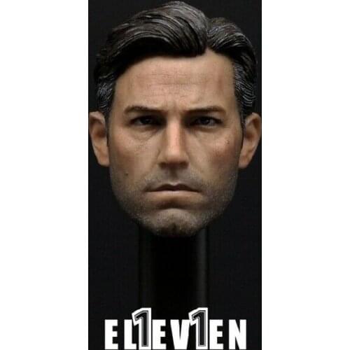 1:6 Ben Affleck Head Carving Male Head Sculpt F 12" Figure Body