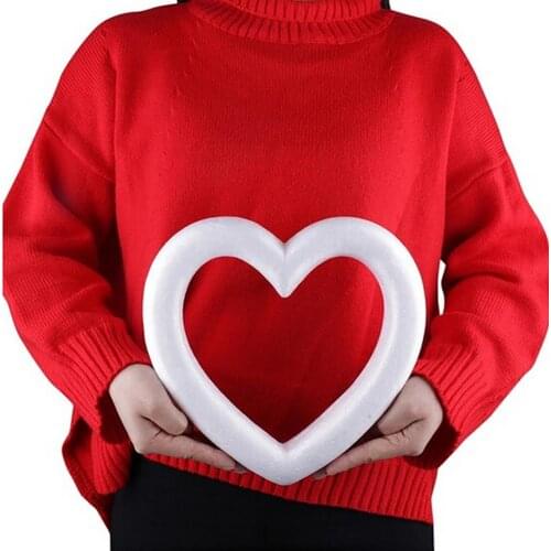 1/10Pcs Hollow Heart Foam Modelling DIY Craft Wedding Party Decor Supply Valentines Day Gift Kid Adult Handmade Material Pack