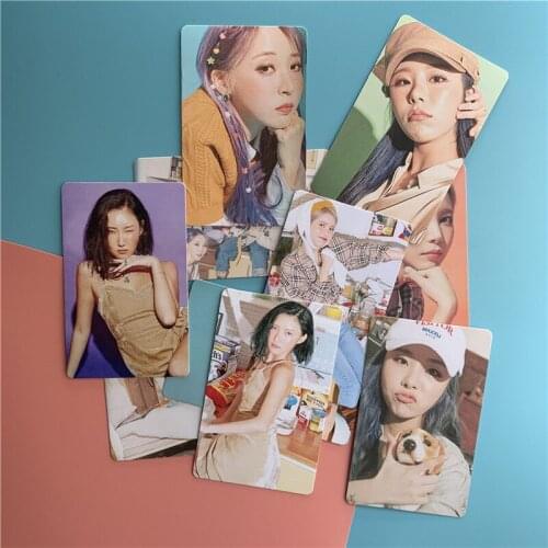 10Pcs/Set Mamamoo 2020 Seasons Greetings Self Made Paper Lomo Photo Card Poster Photocard Fans Gift Collection