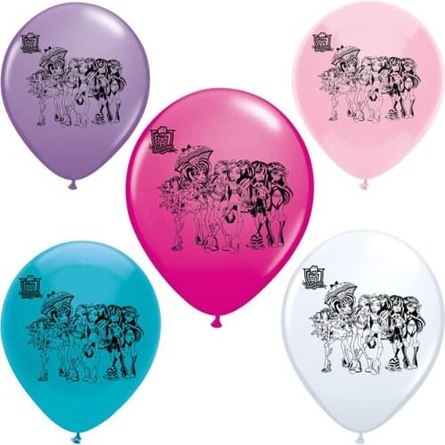 10pcs/lot High Dolls Monster Fun Fashion Girls Princess Latex Balloon Party Decoration Supplies Party Girl Kids Baloon 12 Inch