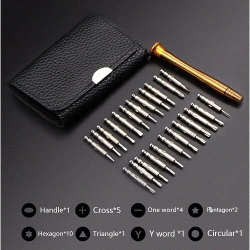 25 In 1 Precision Screwdriver Set Mini Portable Repair Tools Kit For IPhone 5 6s Plus 7 8 X For Digital Camera MacBook Laptop PC