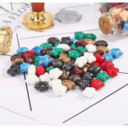 30Pcs/lot Sealing Wax set Brass Spoon Seal Stamp Bead Wax for Wedding Post Craft Decor Card Making Stamping Tools 0.78 29