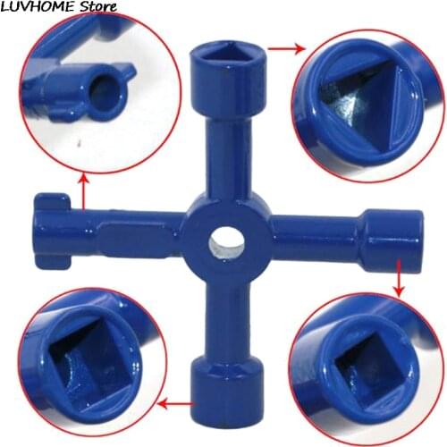 4-Way Multi-Functional Key For Electric Water Gas Meter Box Opening Key