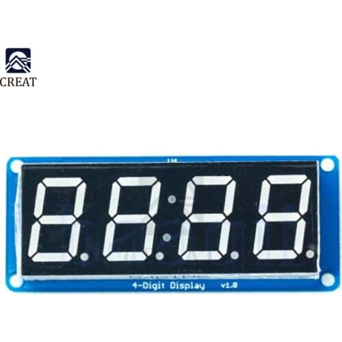 0.56" 4 Digit TM1637 LED Display Module for Arduino DIY DC 3.3-5.25V Digital Indicator Tube Display
