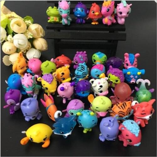 50pcs/lot colorful cartoon flying horse flying fish ocean animal 3cm capsule toy kids toy birthday gift home decoration