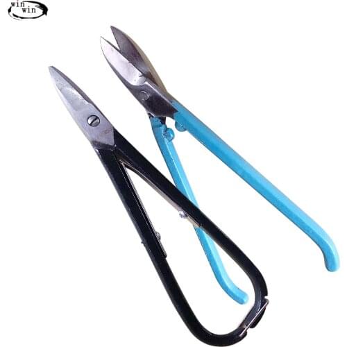 Berkem 7 #8# British blue handle black handle scissors flat mouth stainless steel scissors jewelry gold tools