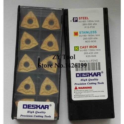 Free shopping WNMG080408 Turning Inserts for Turning Lathe Holder WWLNR/MWLNR,Suitable for Steel