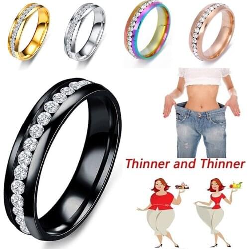 Magnetic Slimming Ring Weight Loss Health Care Fitness Jewelry Burning Weight Design Opening Therapy Lose Fashion