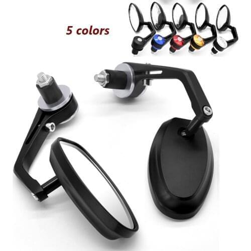 Motorcycle Rear View Mirrors 7/8" Handle Bar End Side Rearview Aluminum For Honda cbr 929 VTX1300 vtx 1300 VFR750 VFR800 CBR500R
