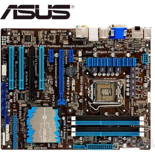 Desktop Motherboard for ASUS P8Z77-V LE LGA 1155 DDR3 for I3 I5 I7 CPU 32GB USB2.0 USB3.0 Z77 used mainbaord PC BOARDS