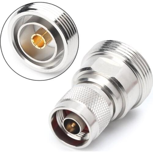 NJ/L29K RF Coaxial Adapter L29 7/16 N Male to DIN Female Screw Jacks Male Plug Connector
